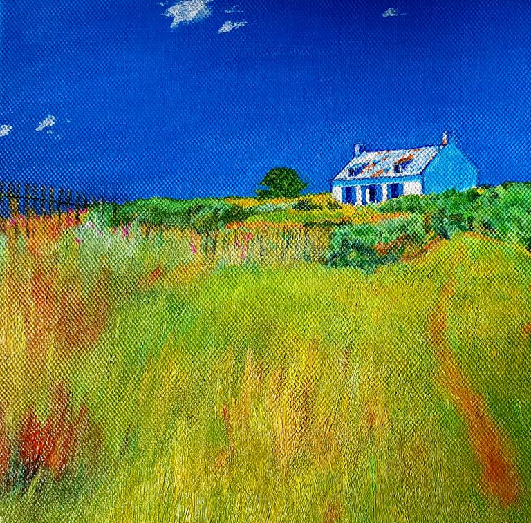 La petite maison dans le perche, 20x20 , 2021