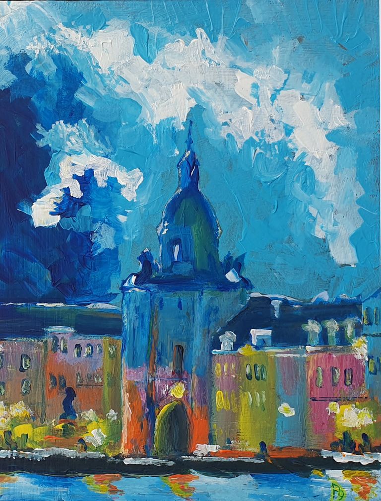 La petite maison dans le perche, 20x20 , 2021