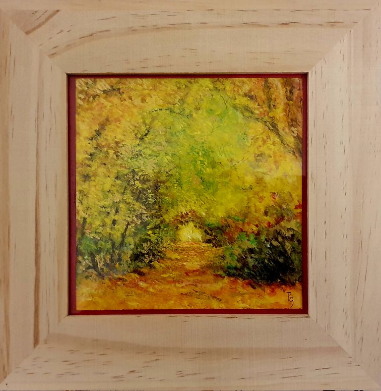 La petite maison dans le perche, 20x20 , 2021
